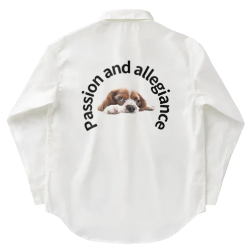 犬情熱と忠義 ワークシャツ