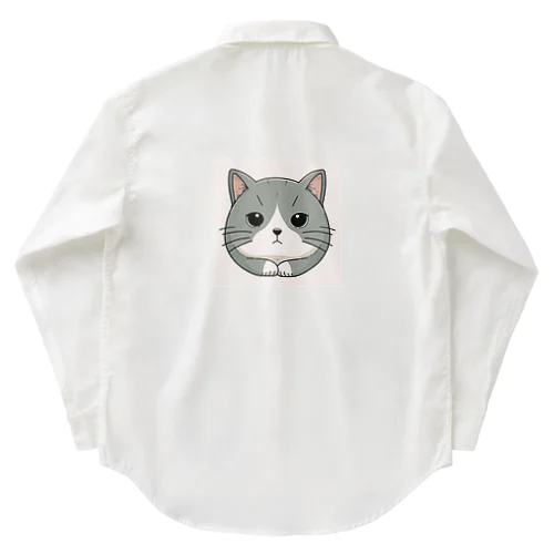 ハチワレ猫の長男坊 Work Shirt