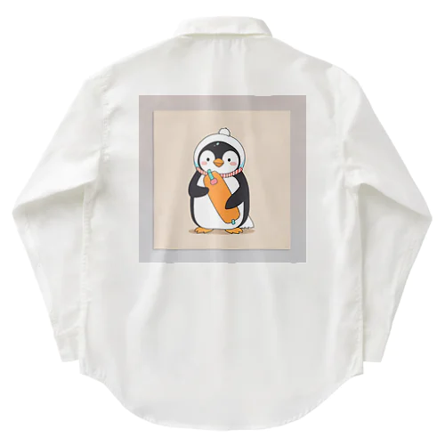 かわいいペンギンとおもちゃのキャンバス Work Shirt