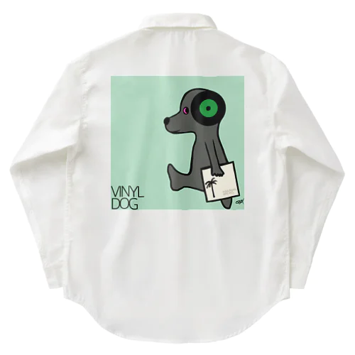 Vinyl Dog Green ear ワークシャツ