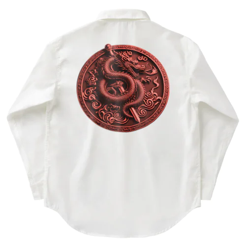 赤龍　REDDORAGON　" 燃える赤龍 " Work Shirt