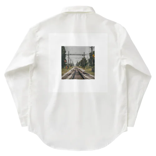 鉄道レールデザイン Work Shirt