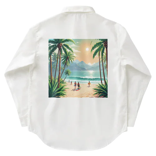 Palm Breeze Bliss Work Shirt