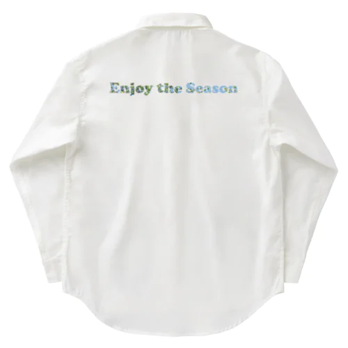 enjoy the season ワークシャツ