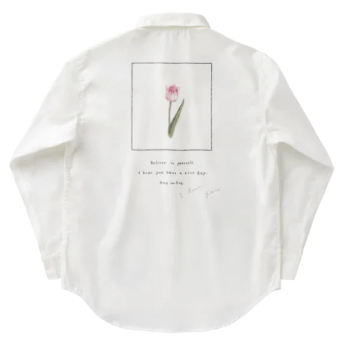 🍧 Strawberry Shaved Ice Tulip . Work Shirt