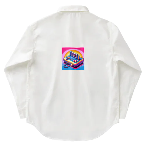 ピクセルアート　レトロゲーム Work Shirt