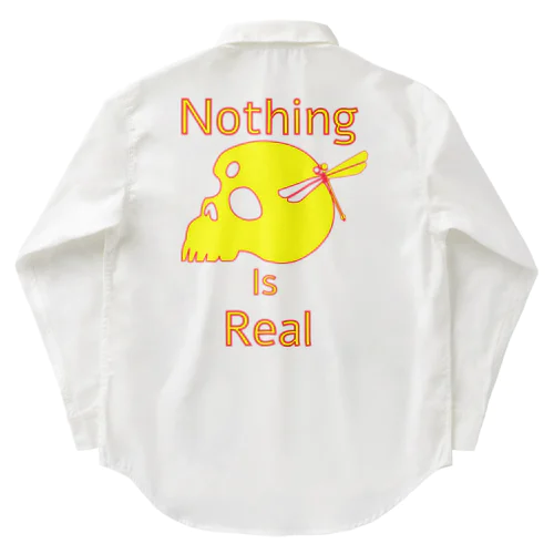 Nothing Is Real.（黄色） ワークシャツ