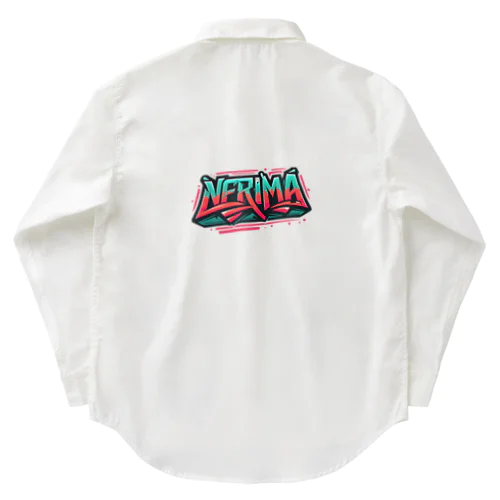 HipHopのグラフィティのロゴ「NERIMA(練馬)」 ワークシャツ