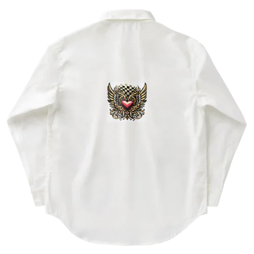 WING HEART003 Work Shirt