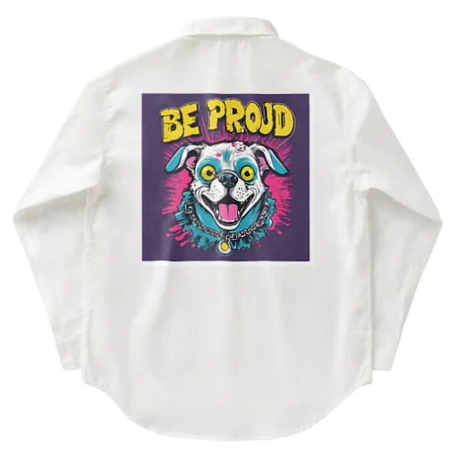 Be proudわんちゃんバンドT Work Shirt