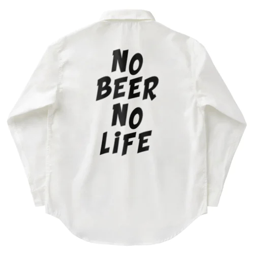 NO BEER NO LIFE #02 ワークシャツ
