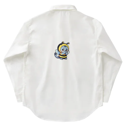 ごめんなさいする着ぐるみネコ Work Shirt