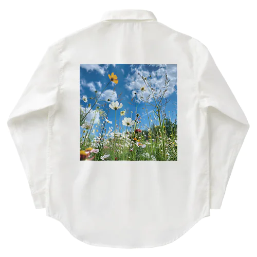 色々な草花 Work Shirt