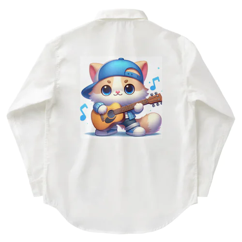 にゃんこ🐱のリズムにノッテ🎵 Work Shirt