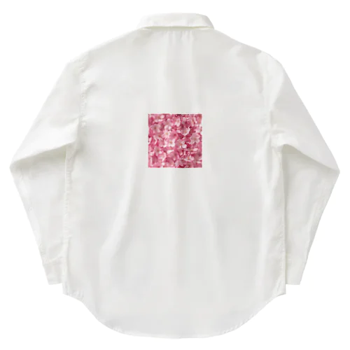 ピンクの花　桜　綺麗 Work Shirt