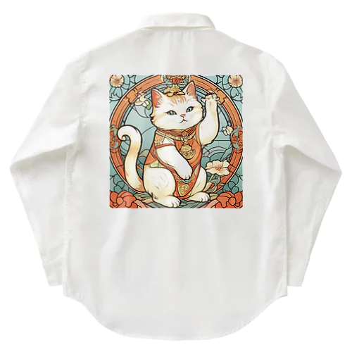 集客用子招き猫 Work Shirt