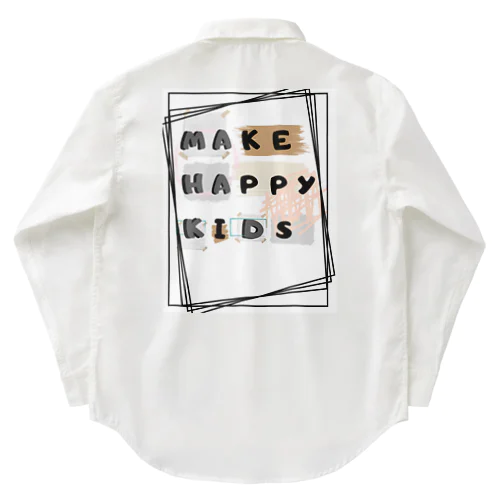 MAKE HAPPY KIDS ワークシャツ