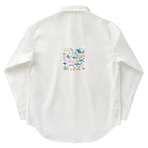 ゆる魚図鑑 Work Shirt