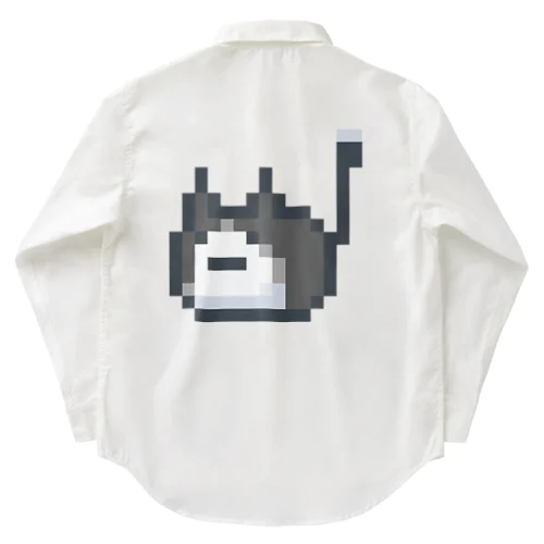 ハチワレねこさんドット（ファビコン）  Work Shirt