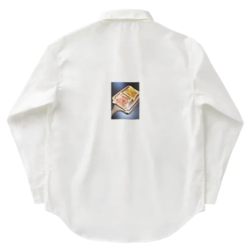 ピーナッツバターとジャムのサンド Work Shirt