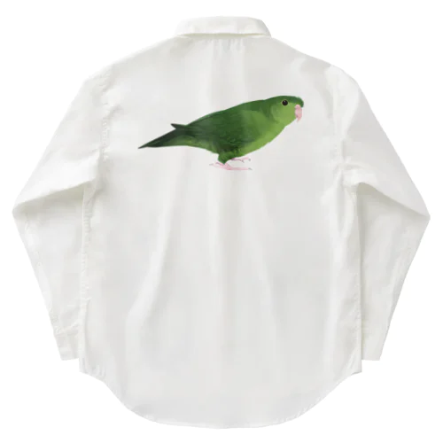 サザナミインコ　グリーン【まめるりはことり】 Work Shirt