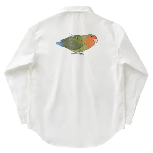 おすましコザクラインコ　きなこちゃん【まめるりはことり】 Work Shirt