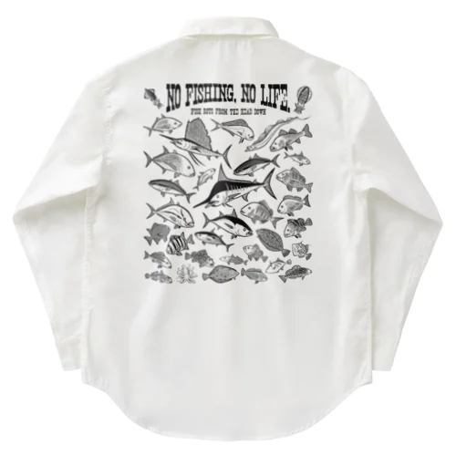 Saltwater fish_3K Work Shirt