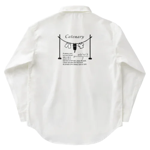 カテナリー曲線 Catenary Work Shirt