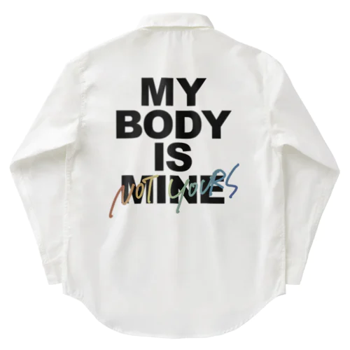 MY BODY IS MINE（NY）-BK ワークシャツ
