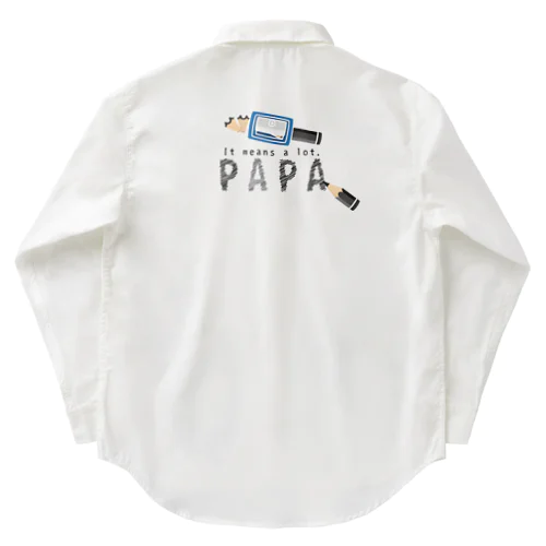 ちびた鉛筆 PAPA*D Work Shirt