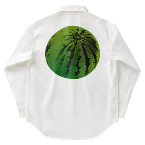 すいか -watermelon- 丸 Work Shirt