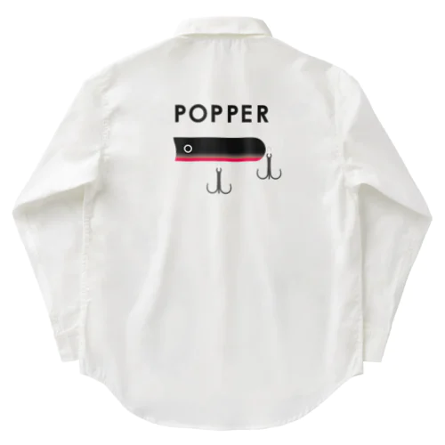 ポッパー / ブラック Work Shirt