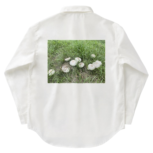 キノコ食べなよ Work Shirt