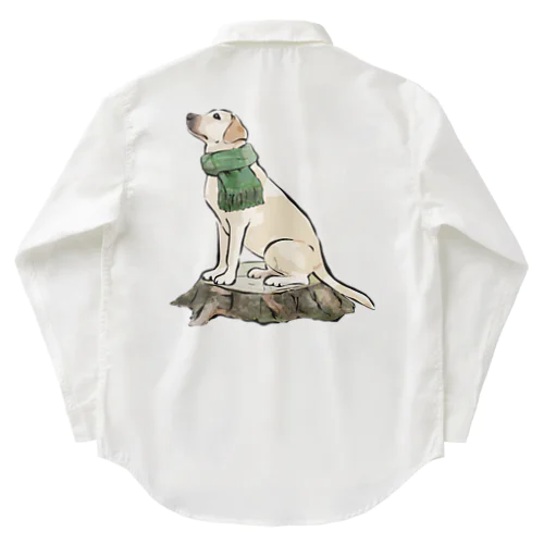 マフラー犬　ラブラドルレトリバー Work Shirt