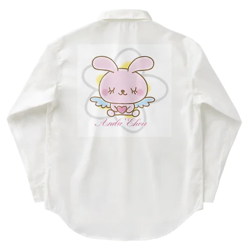 天使のうさぎハピバニちゃん Work Shirt