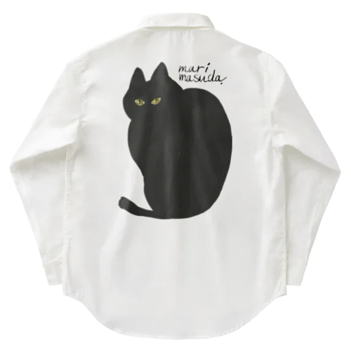 black cat Work Shirt