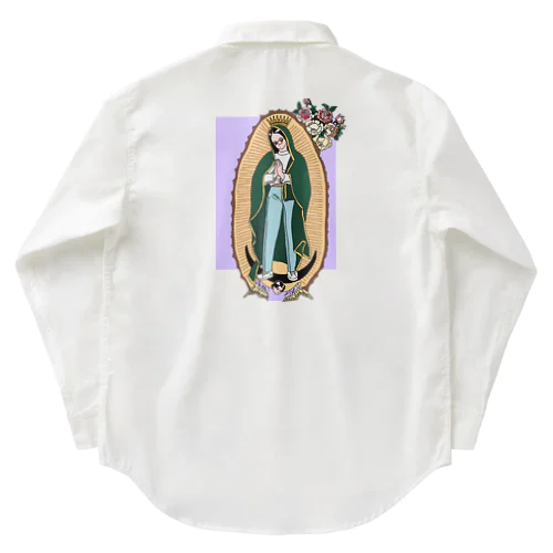 シティポップx聖母マリア ワークシャツ