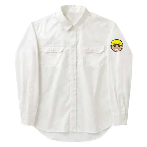 現場のとっちゃ(左袖) Work Shirt