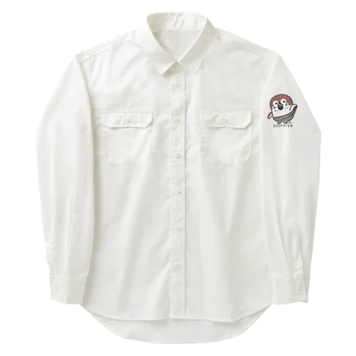 履いてる？ 80DENIER タイツを履いたスズメ Work Shirt