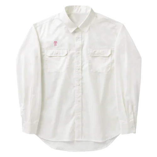 ピンクのバレエシューズ Work Shirt