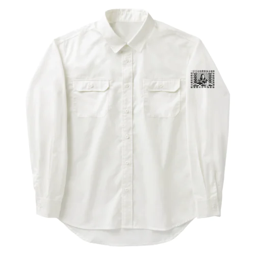 【黒・前面】一口食べれば、まるで天国にいるかのような幸福感！  Work Shirt