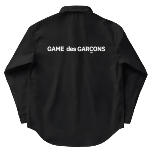 [ Culture Club ] GAME des GARCONS WORKSHIRT ワークシャツ