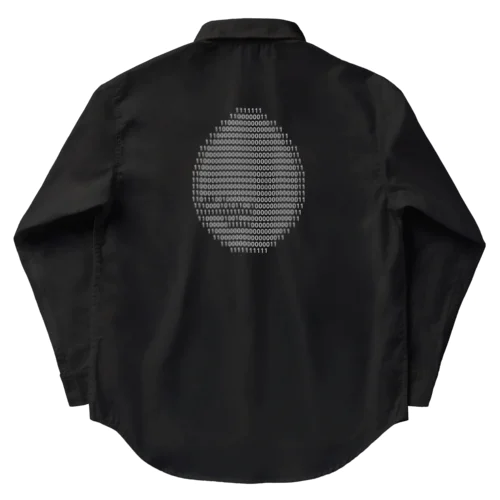 [ Culture Club ] Binary Number WORKSHIRT① Work Shirt