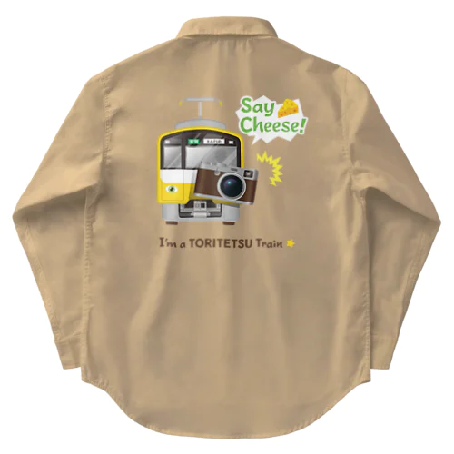 撮り鉄電車 Work Shirt