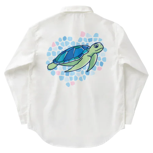 ウミガメさんの海【2】 ワークシャツ