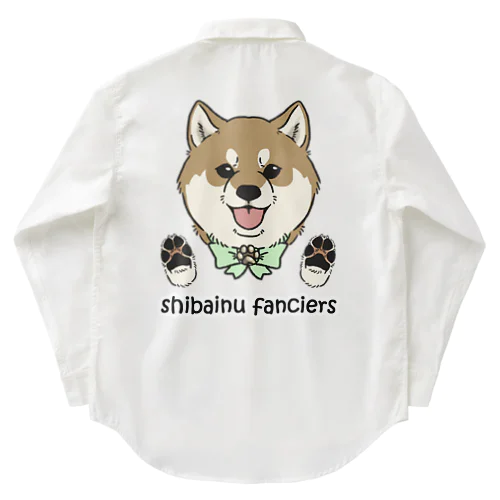 shiba-inu fanciers(赤柴) ワークシャツ