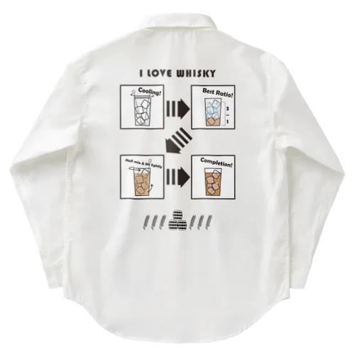 I LOVE WHISKEY-06 Work Shirt