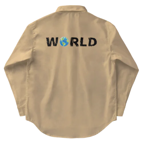 WORLD(英字＋１シリーズ) Work Shirt