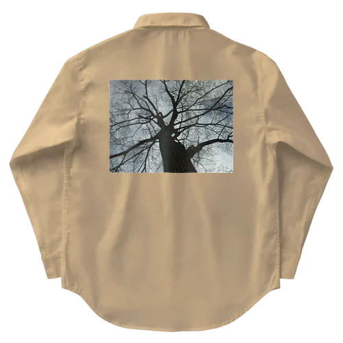 201805051602001　春の樹木 Work Shirt