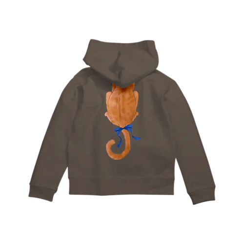 愛猫のしっぽ Zip Hoodie